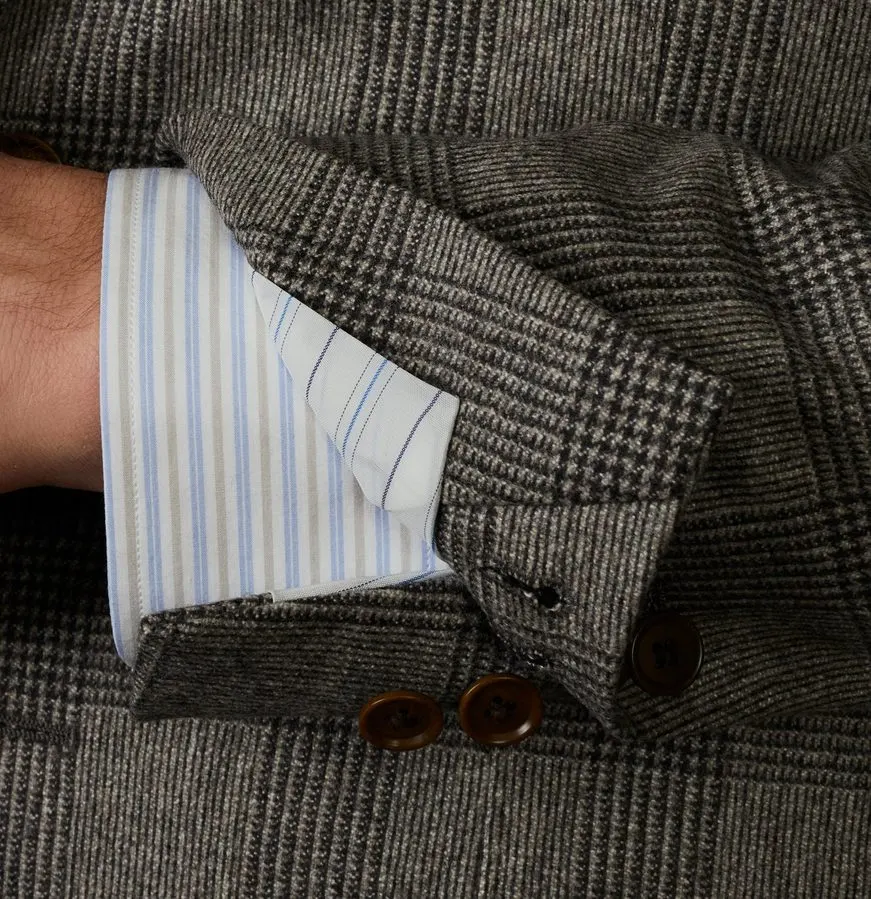 Glen Check Oversized Blazer