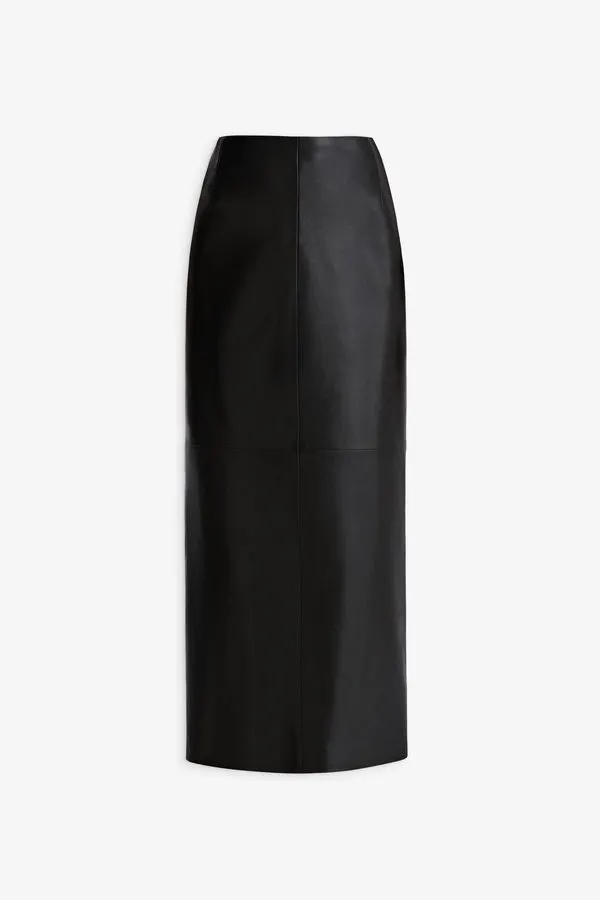 Noir Genuine Leather Pencil Skirt