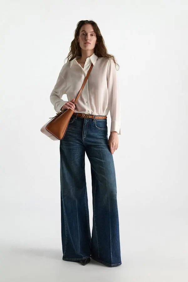 Fluid Silk Blouse