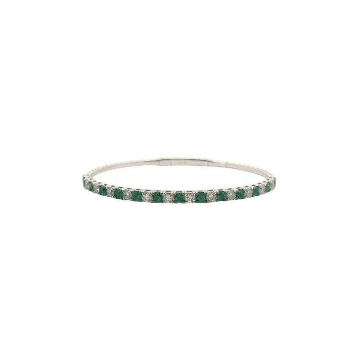 Verte Emerald Statement Bangle