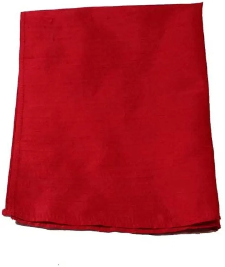Crimson Eclipse Silk Square