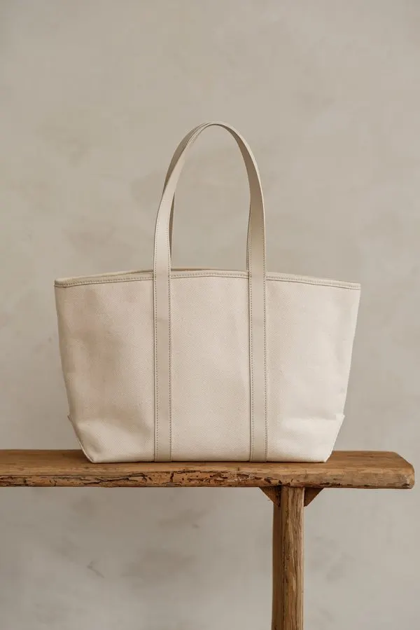 Business Hour Structured Leather Tote