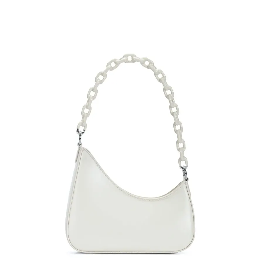 Ivory Chain Shoulder Bag