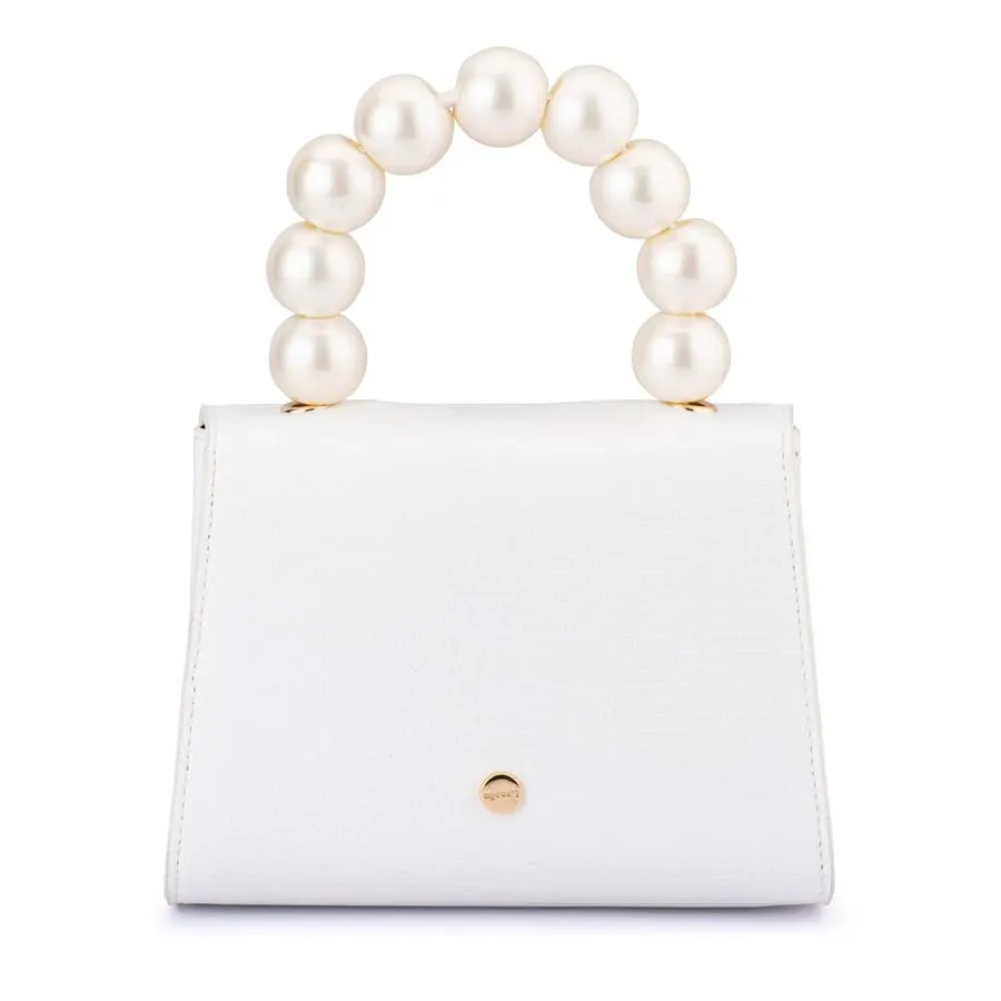 Pearl Top-Handle Mini Bag