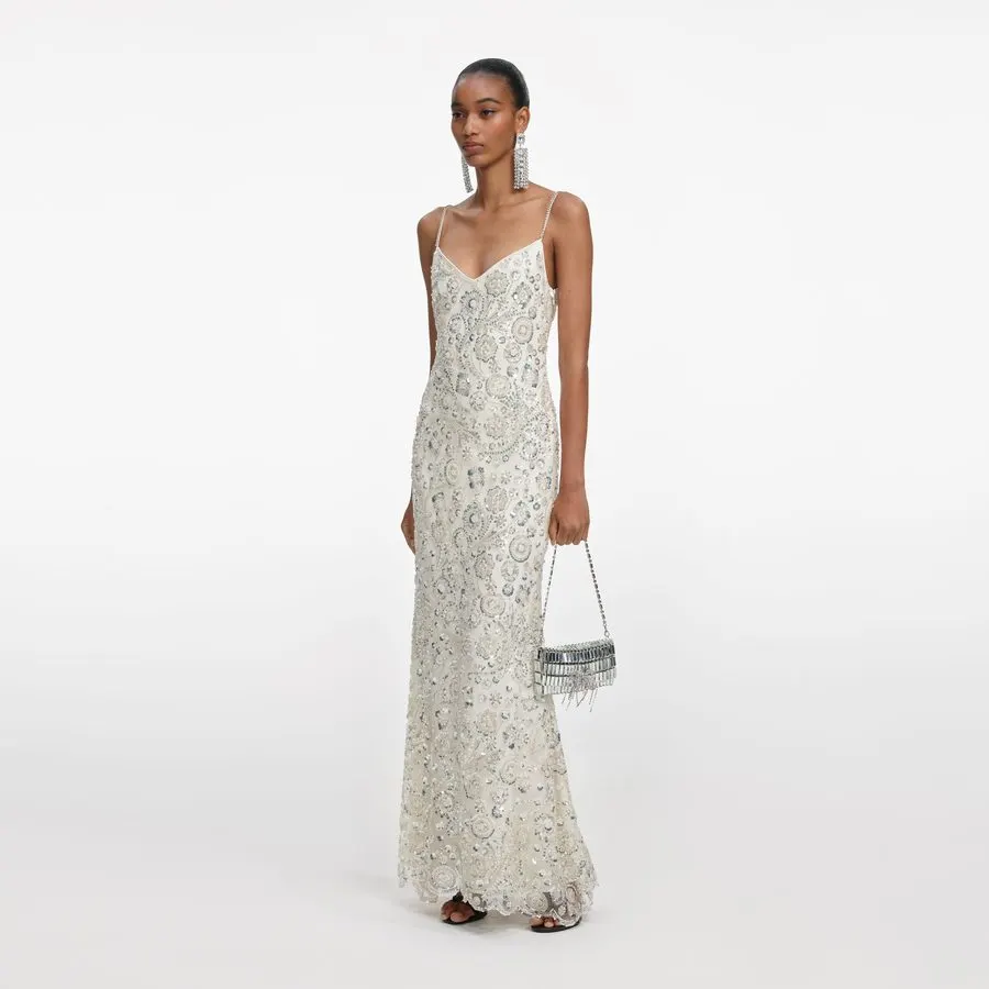Gala Sequin Portrait Gown