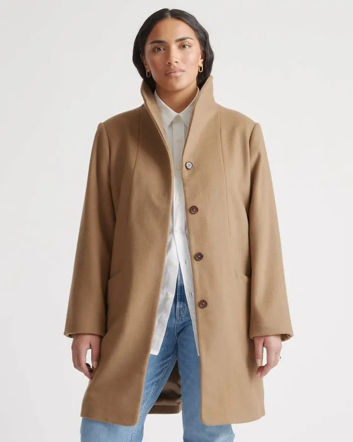 Chestnut Cocoon Coat
