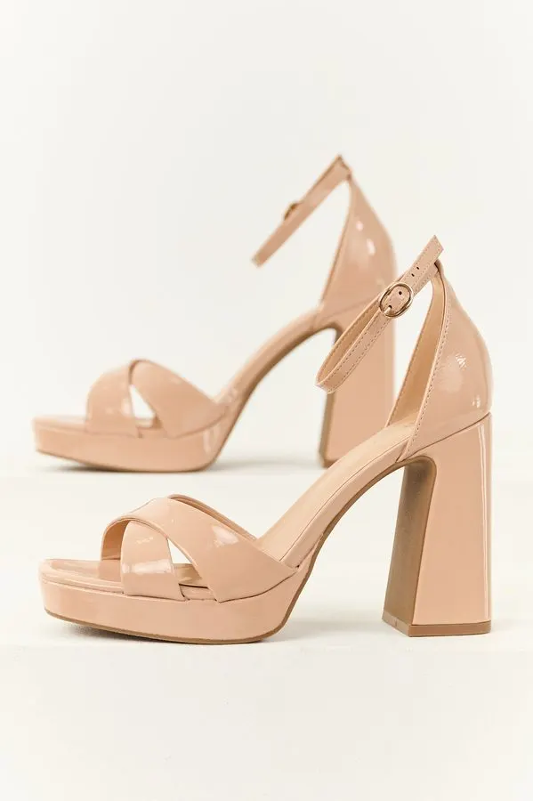 Nude Architectural Heel