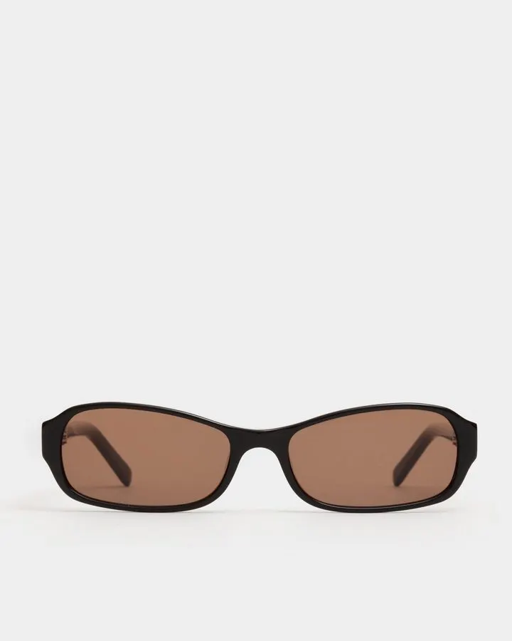 Juno Narrow Rectangular Sunglasses