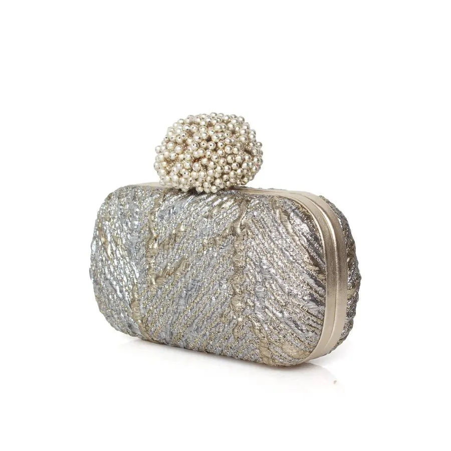 Aurore Crystal Box Clutch