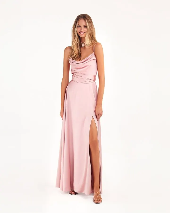 Rosewood Silk Slip Dress