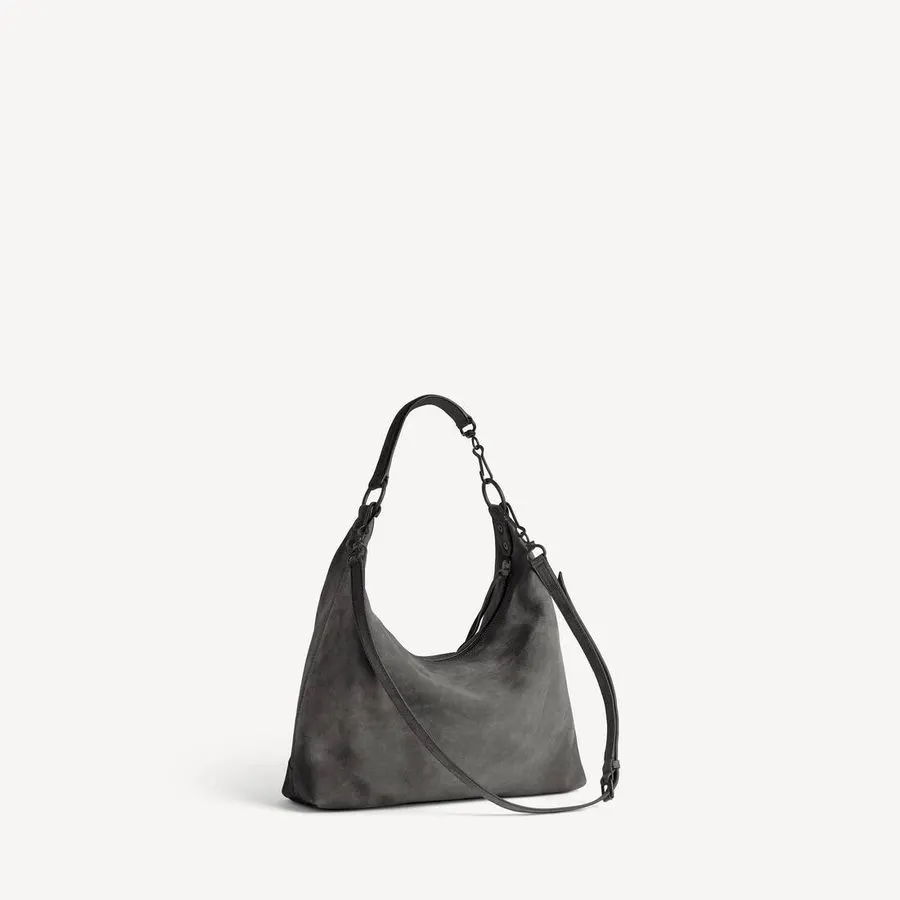 Storm Grey Hobo Bag