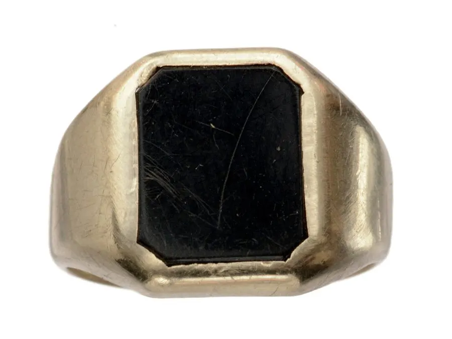 Onyx Signet Ring
