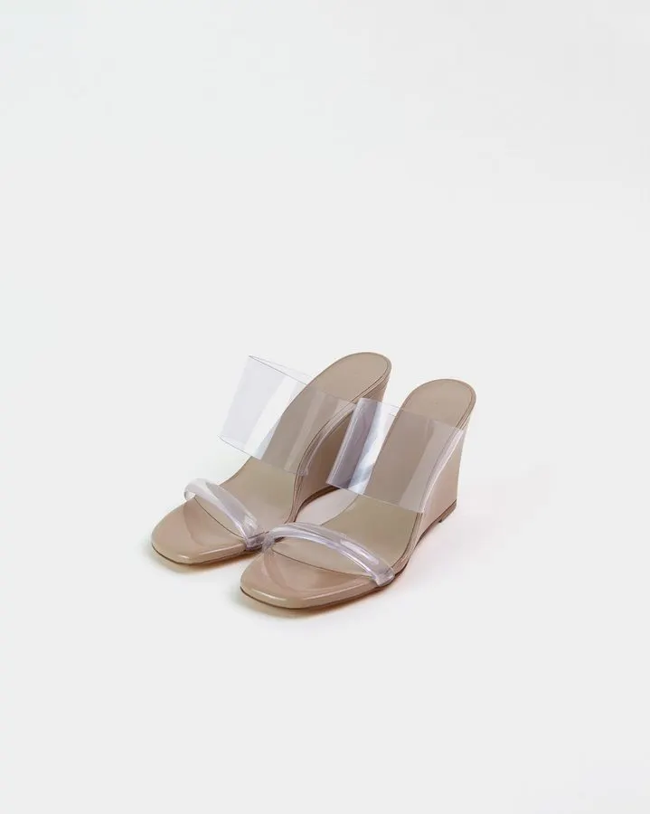 Ombre Architectural Wedge Sandal
