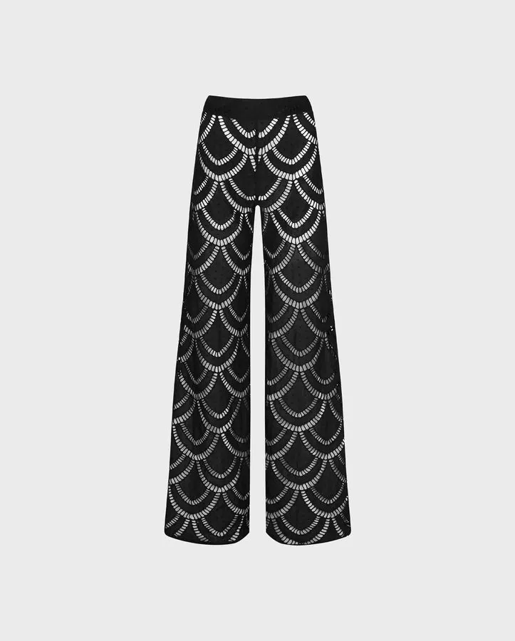 Monochrome Column Trousers