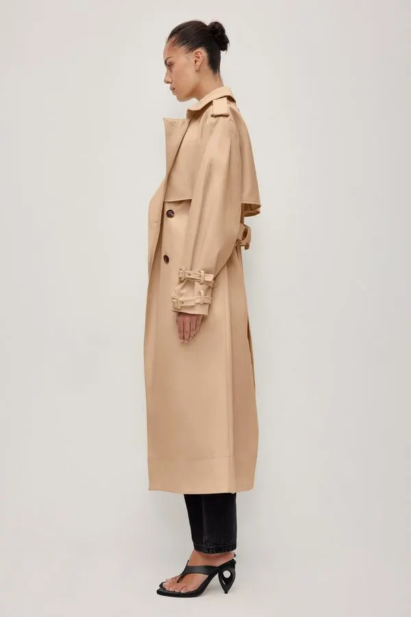Sandstone Belted Coat