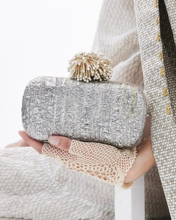 Aurore Crystal Box Clutch