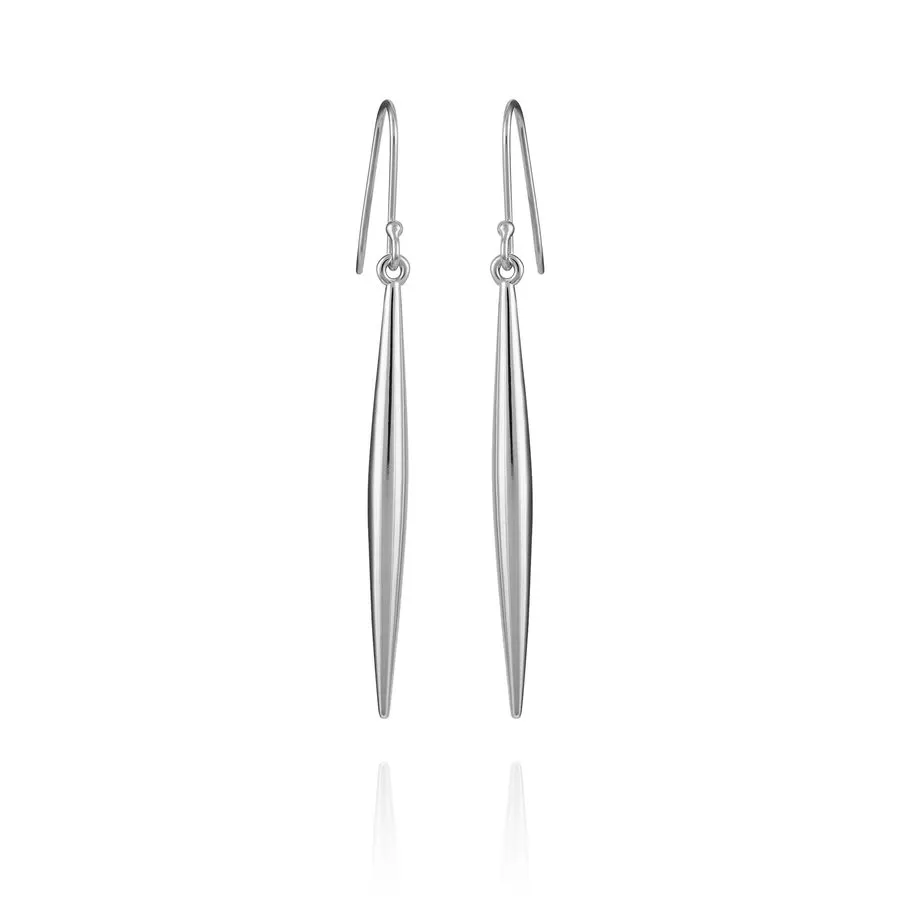 Column Linear Drop Earrings