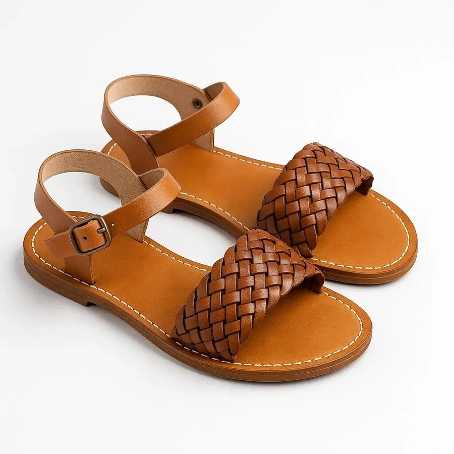 Ligne Geometric Strap Sandal