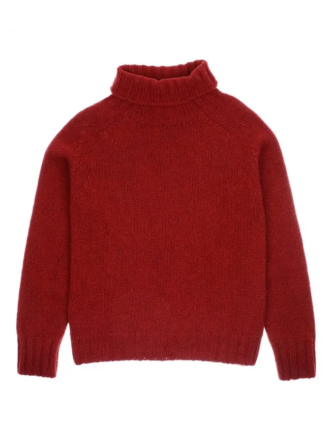 Chunky Wool Roll-Neck Sweater