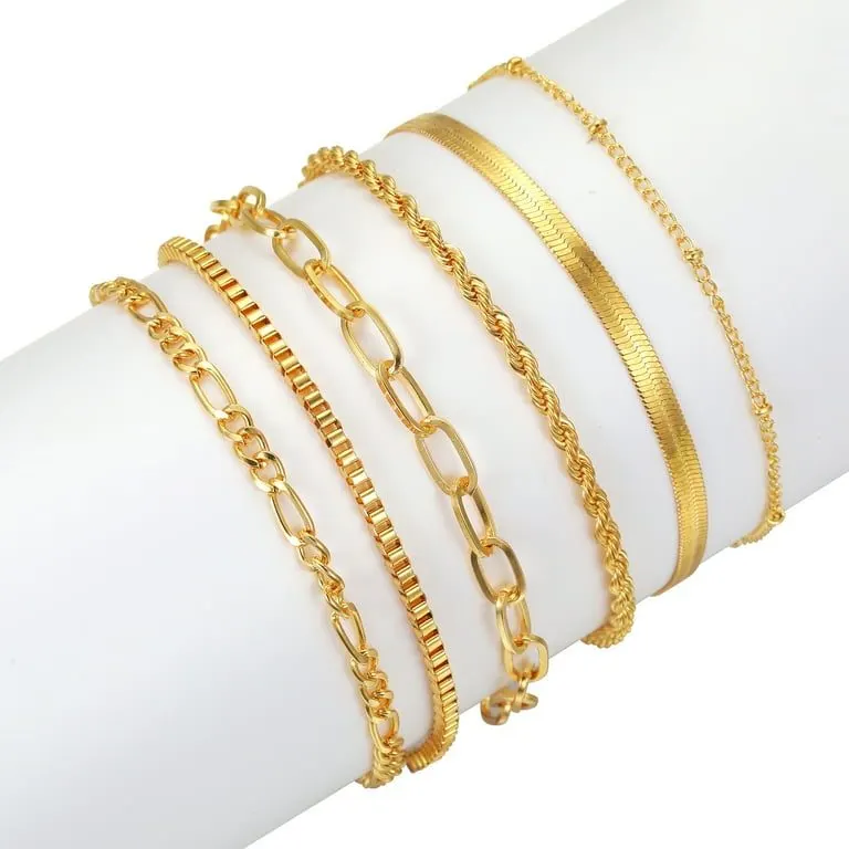 Dore Layering Bracelet Set