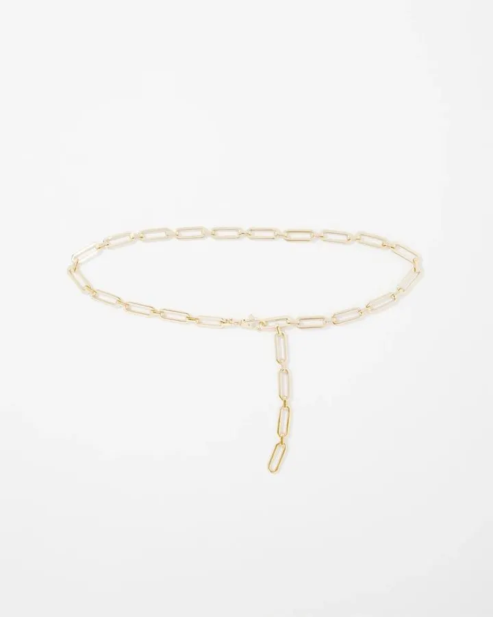Gold Chain Waist Belt