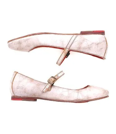 Leather Mary-Jane Ballet Flats