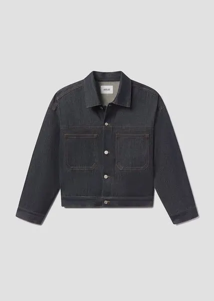 Monochrome Washed Denim Jacket