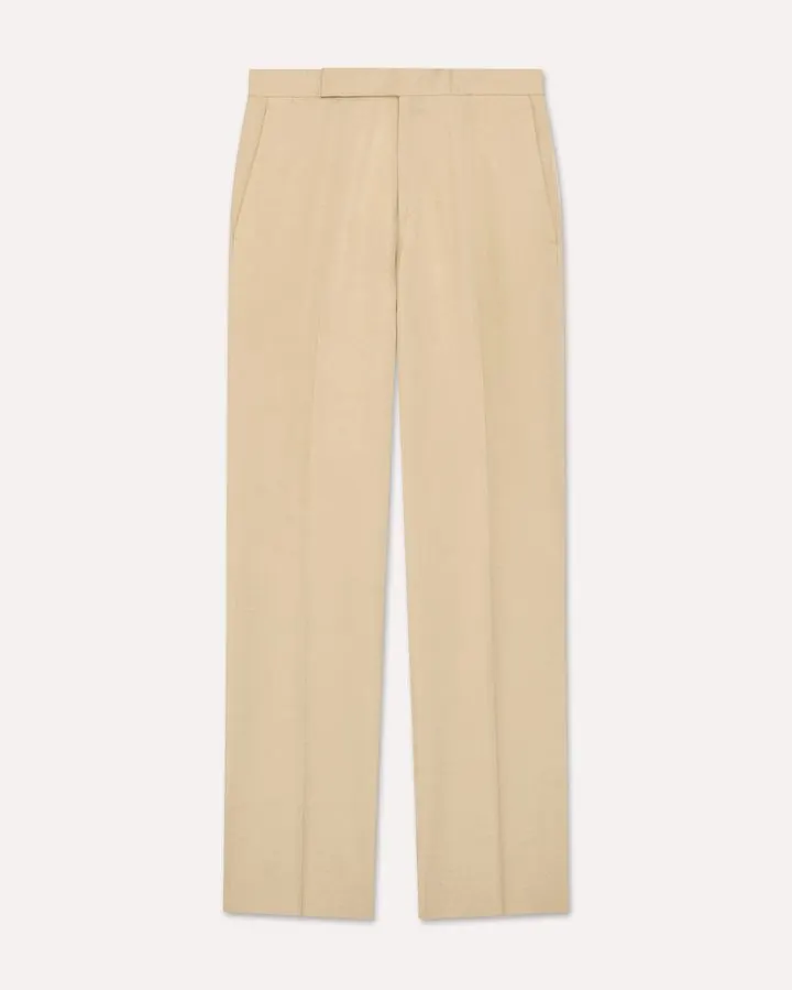 Camel Fluid Column Trousers