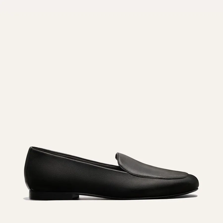 Minimalist Black Loafers