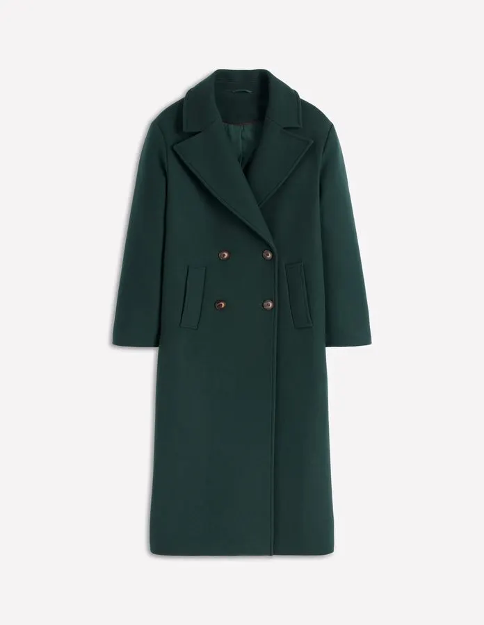 Emerald Wool Overcoat