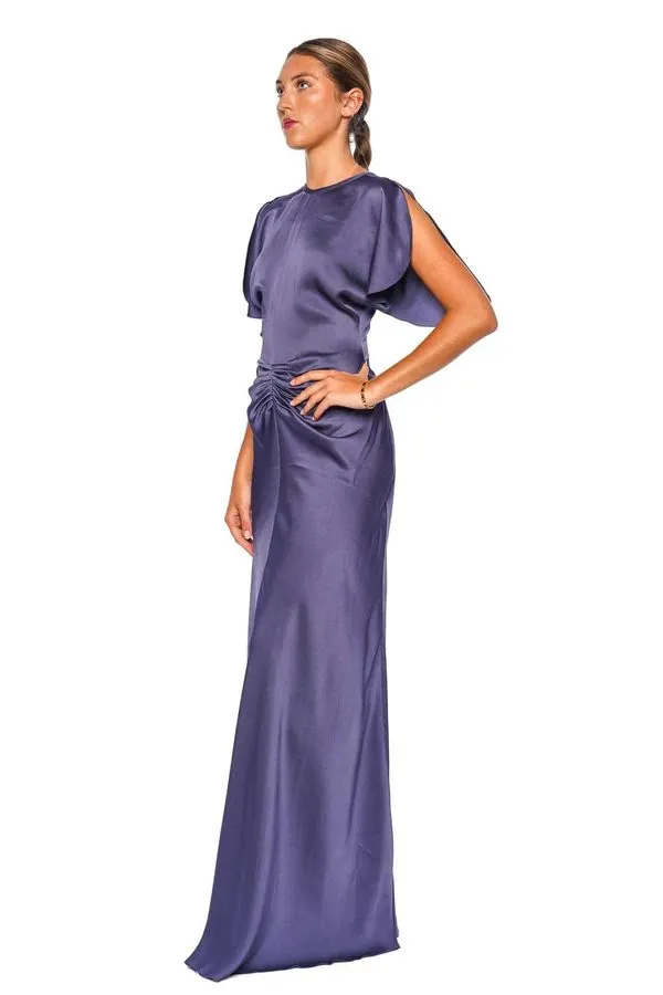 Eclipse Halter Satin Gown