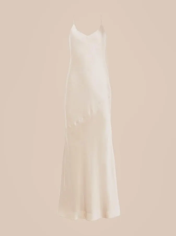 Gilded Champagne Silk Slip