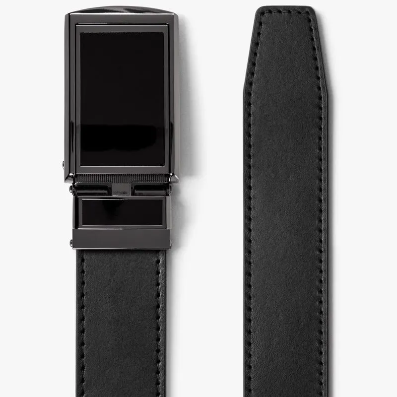 Onyx Full-Grain Leather Belt
