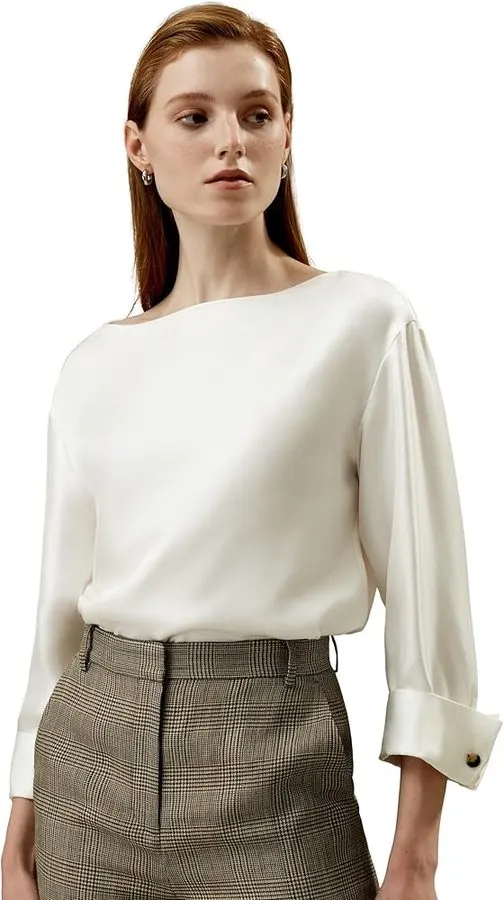 Silk Twill Blouse