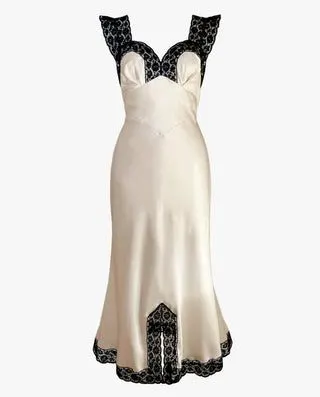 Truffle Silk Slip Dress