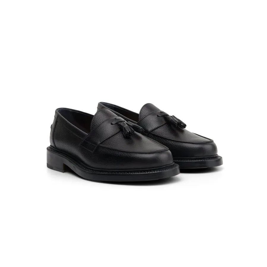 Onyx Classic Leather Loafers