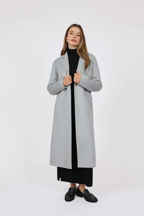 Ash Grey Wool Coat