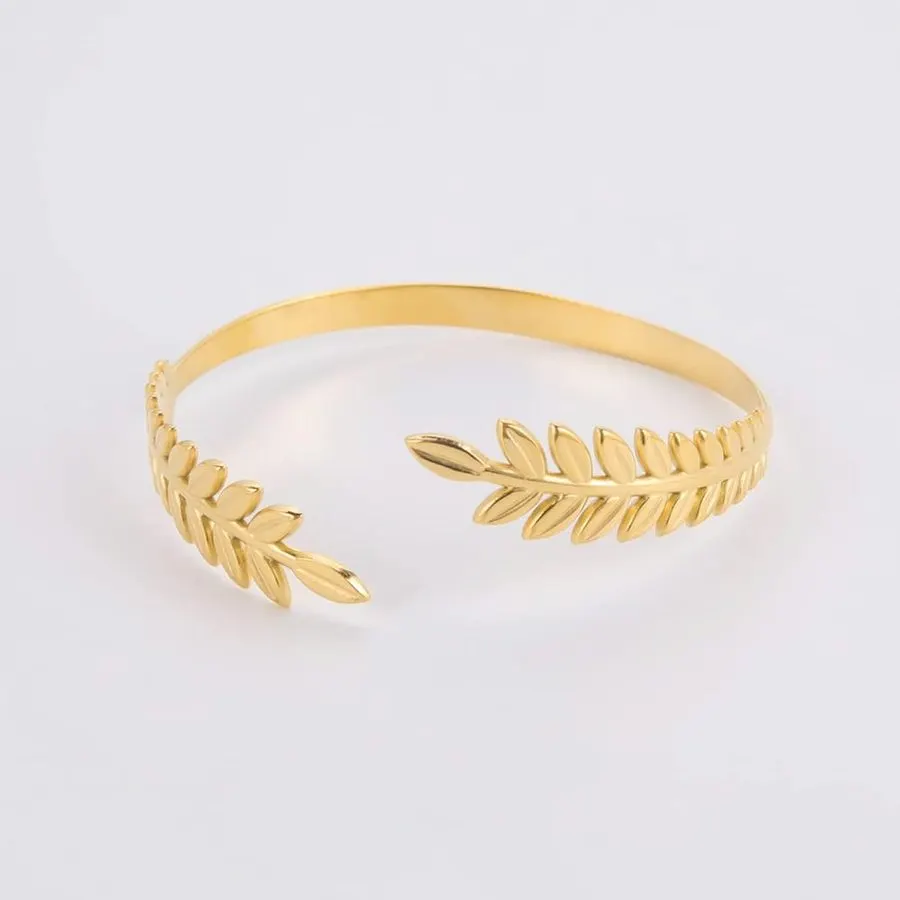 Feuille Gold Leaf Cuff