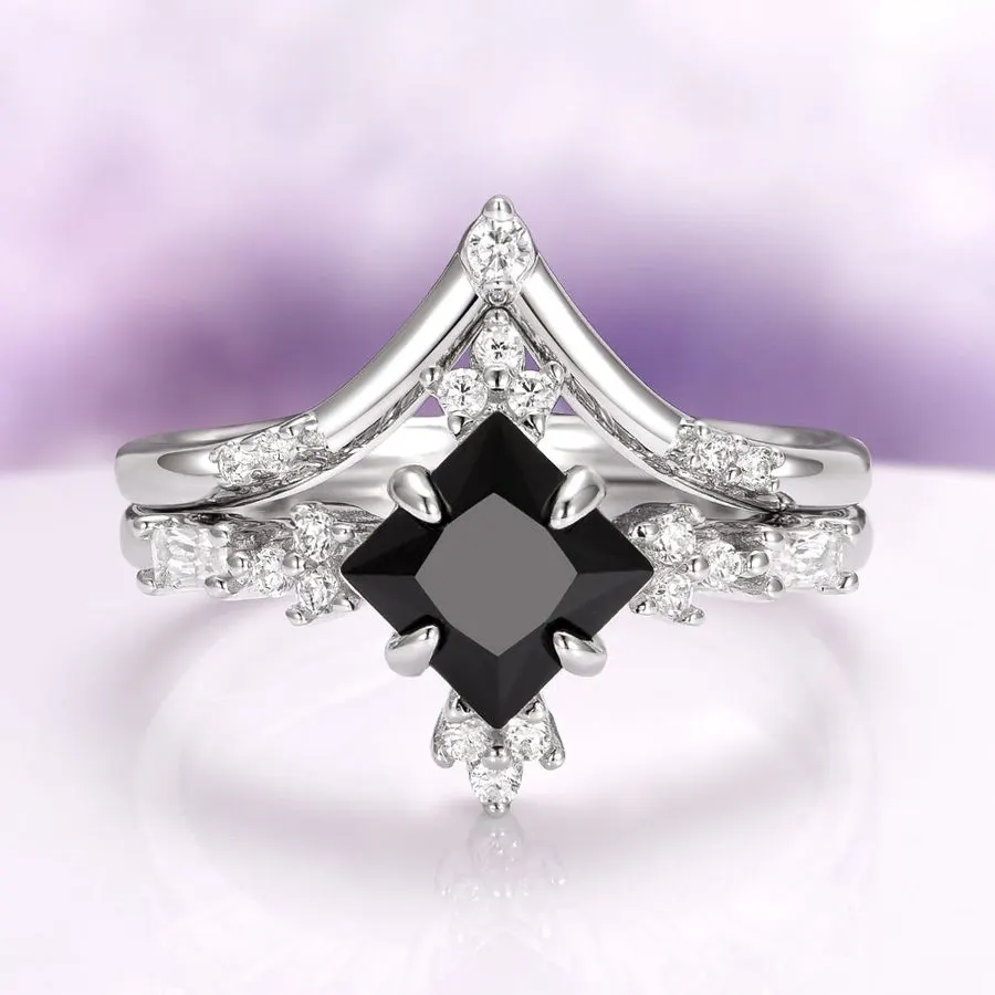 Onyx Manicure Ring Set