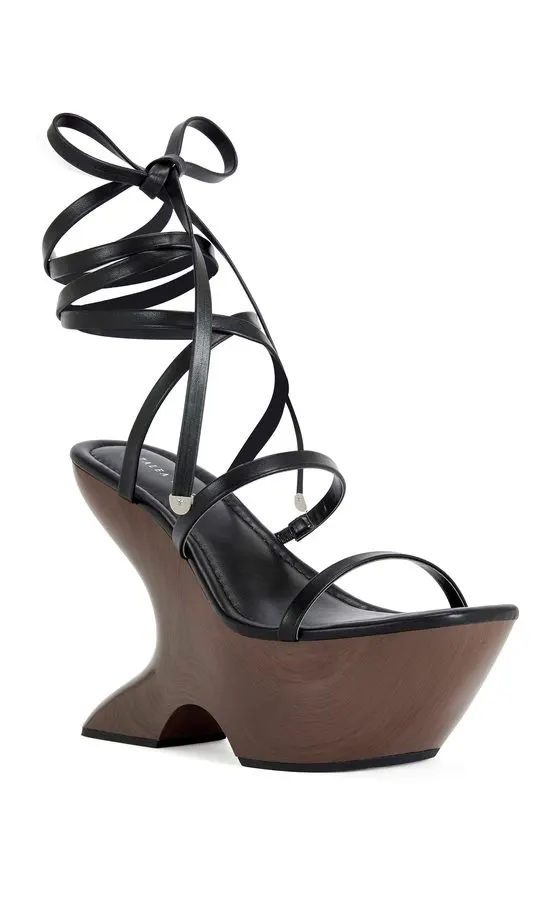 Ombre Architectural Wedge Sandal