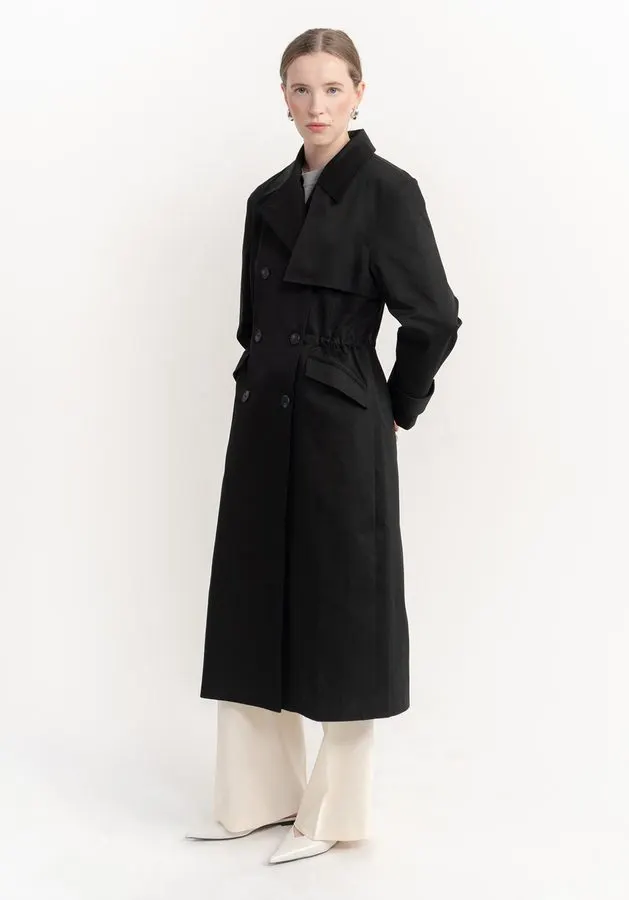 Shadow Belted Trench Coat