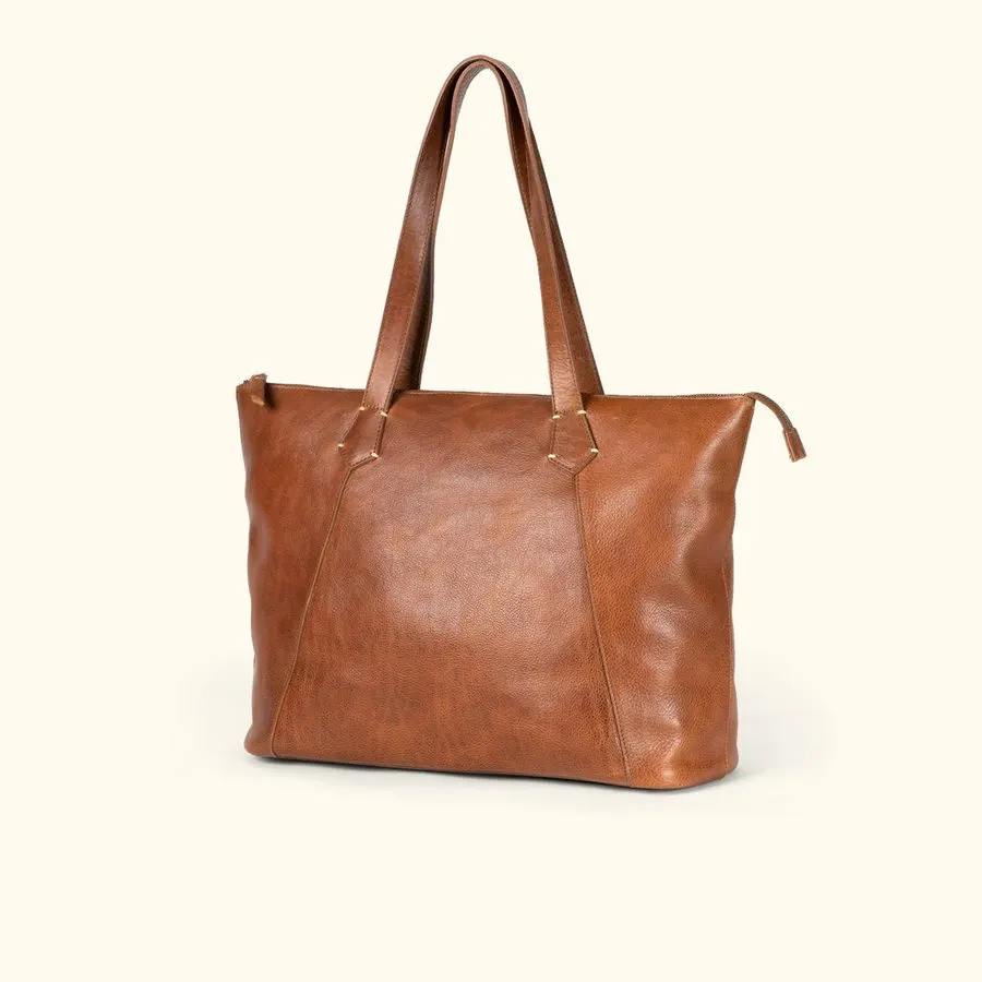 Roswell Leather Shoulder Tote