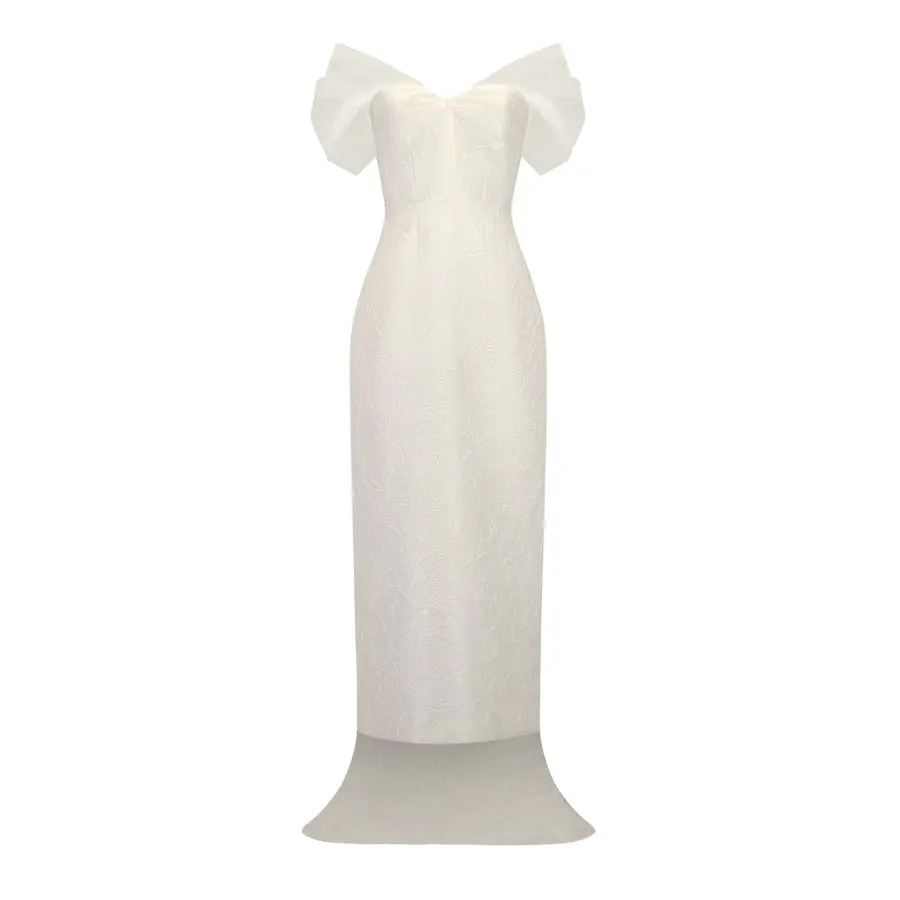 Colette Puff-Sleeve Wrap Dress