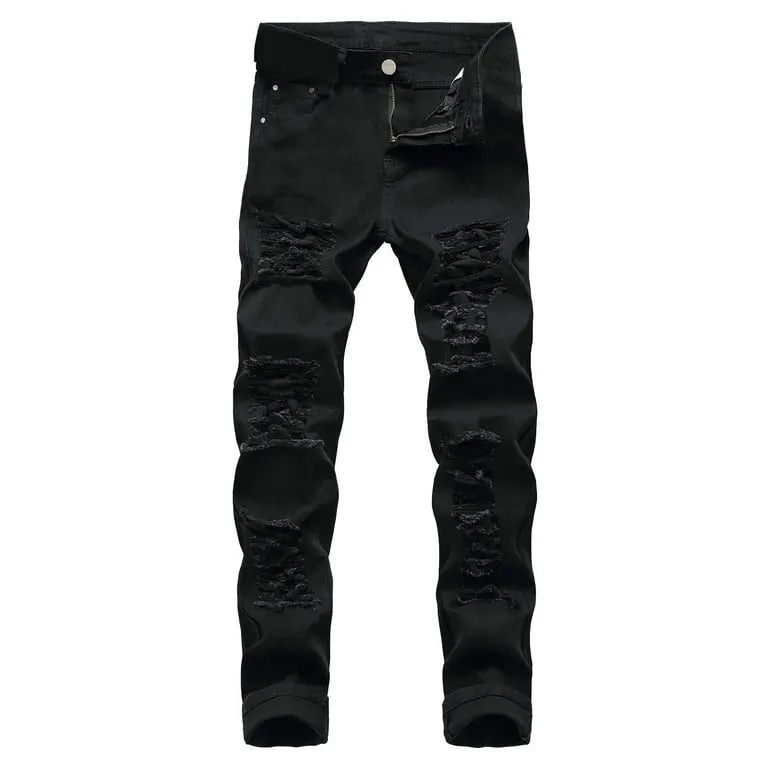 Ripped Black Skinny Jeans