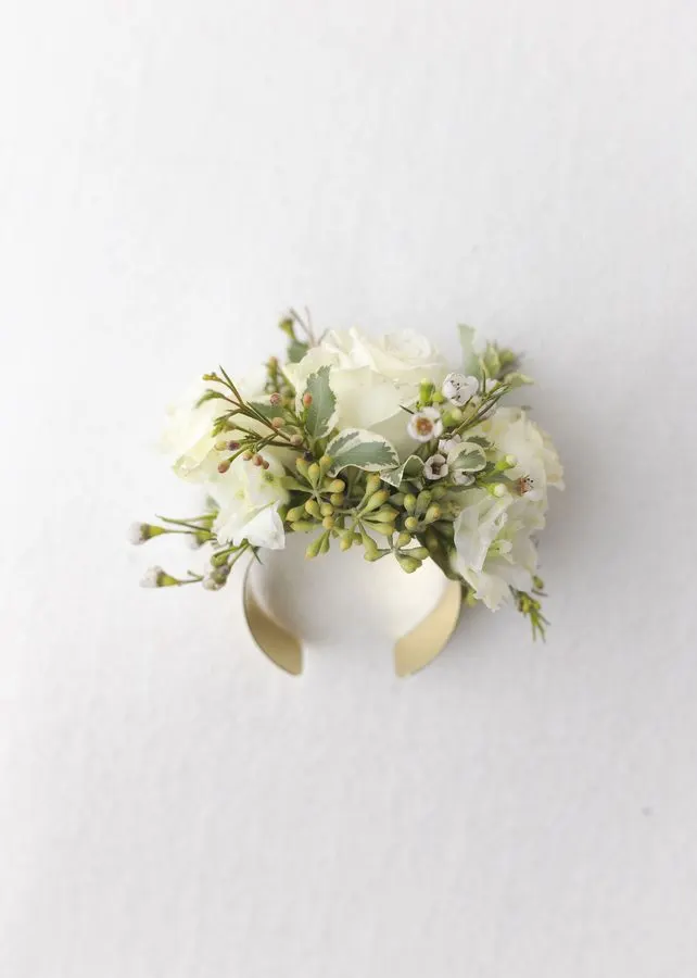 Fleur Floral-Detail Cuff
