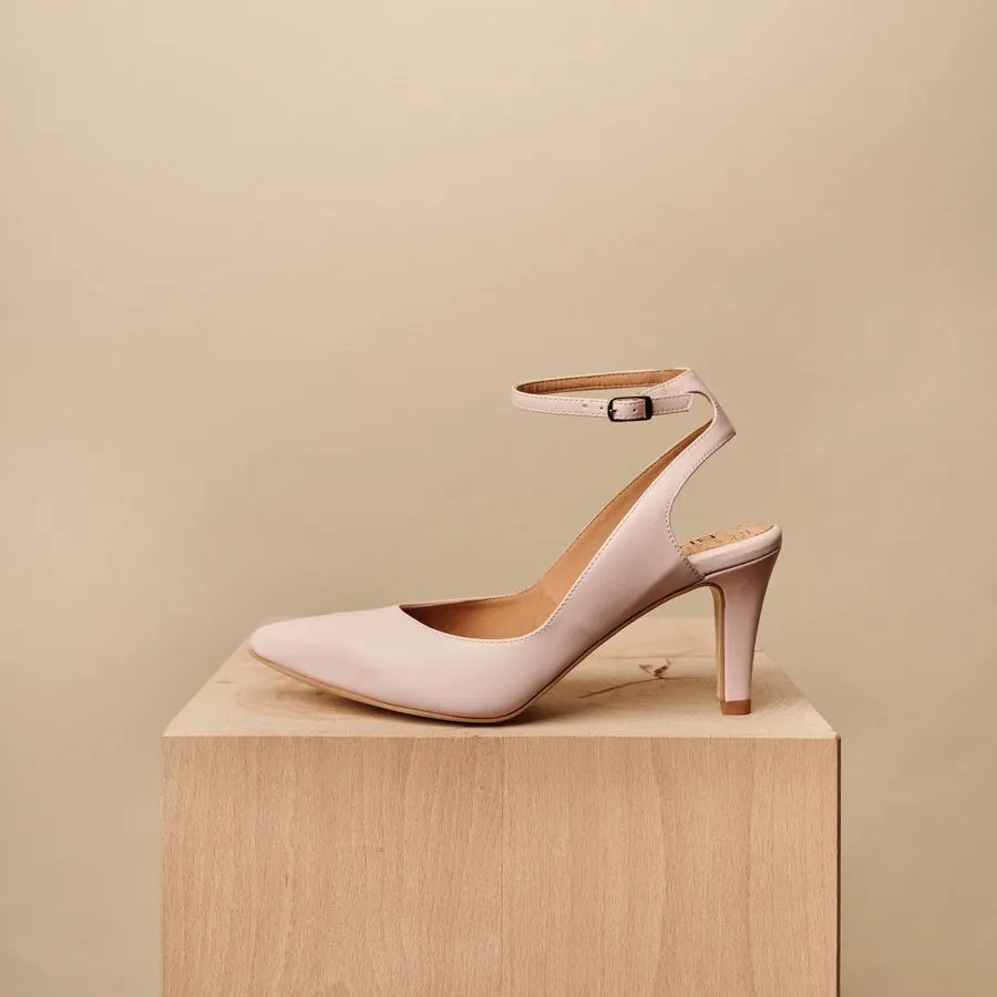 Sunlit Ankle-Strap Pump