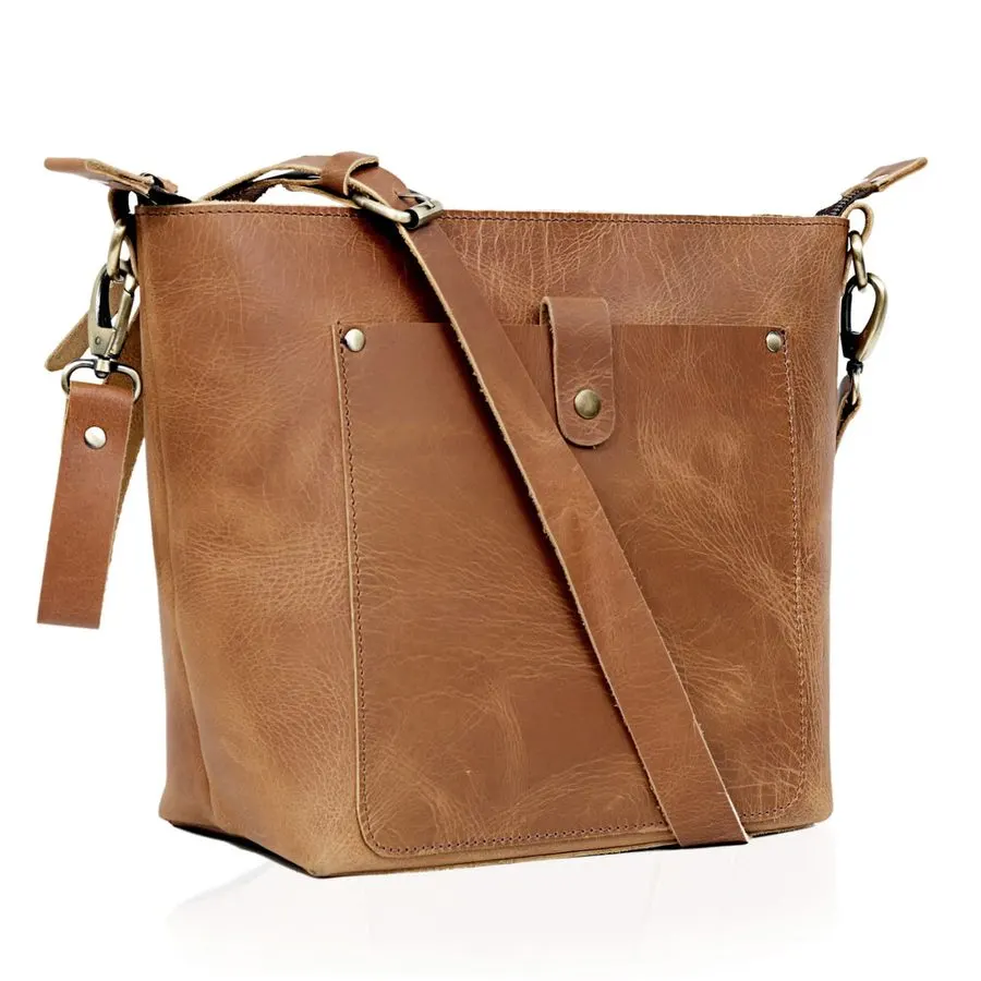 Phoenix Buffalo Leather Tote