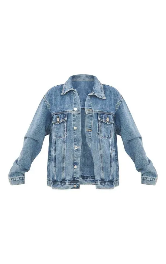 Oversized Boyfriend Denim Jacket