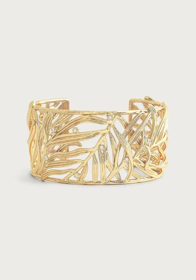 Feuille Gold Leaf Cuff