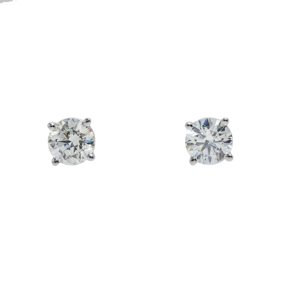 Solitaire Crystal Stud Earrings